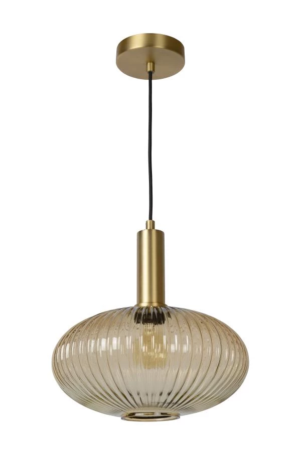 Lucide MALOTO - Pendant light - Ø 30 cm - 1xE27 - Amber - turned off